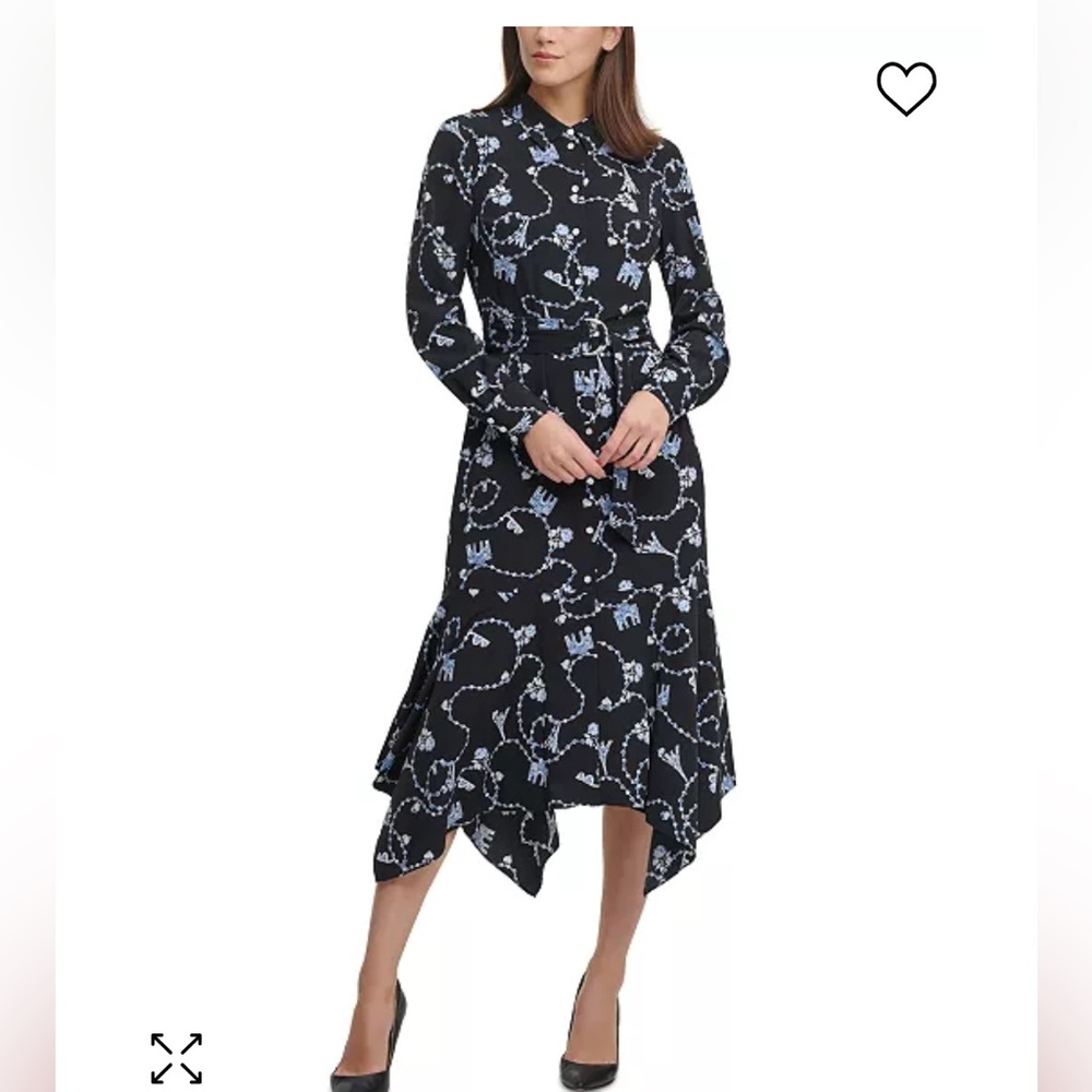 Karl lagerfeld asymmetrical dress great condition